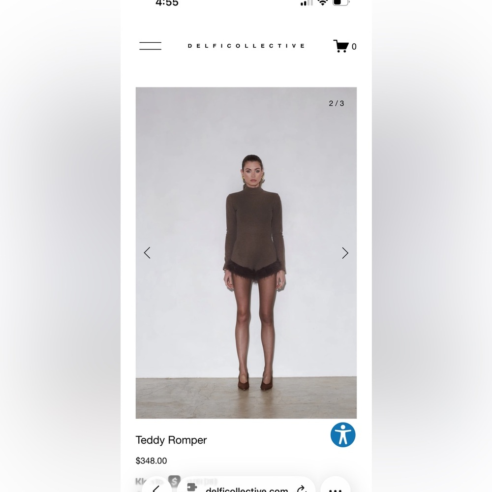 Delfi Collective Teddy Romper SOLD OUT online
